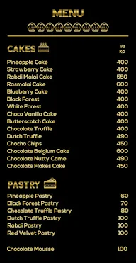 Sin City Cakes And Bakes menu 1