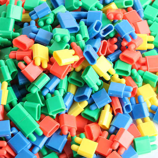 Title 5, Childrens Puzzle Assembly Plastic Building Blo...