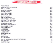 Little Indian menu 2