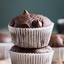 Double Chocolate Vegan Muffins Recipe
