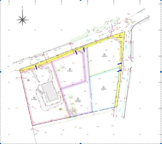 Vente terrain  515 m² à Marennes (69970), 267 800 €