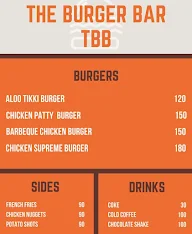 Tbb- The Burger Bar menu 1