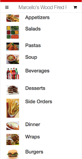 Marcellos Wood Fired Pizza  Restaurant