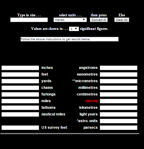 Distance Converter