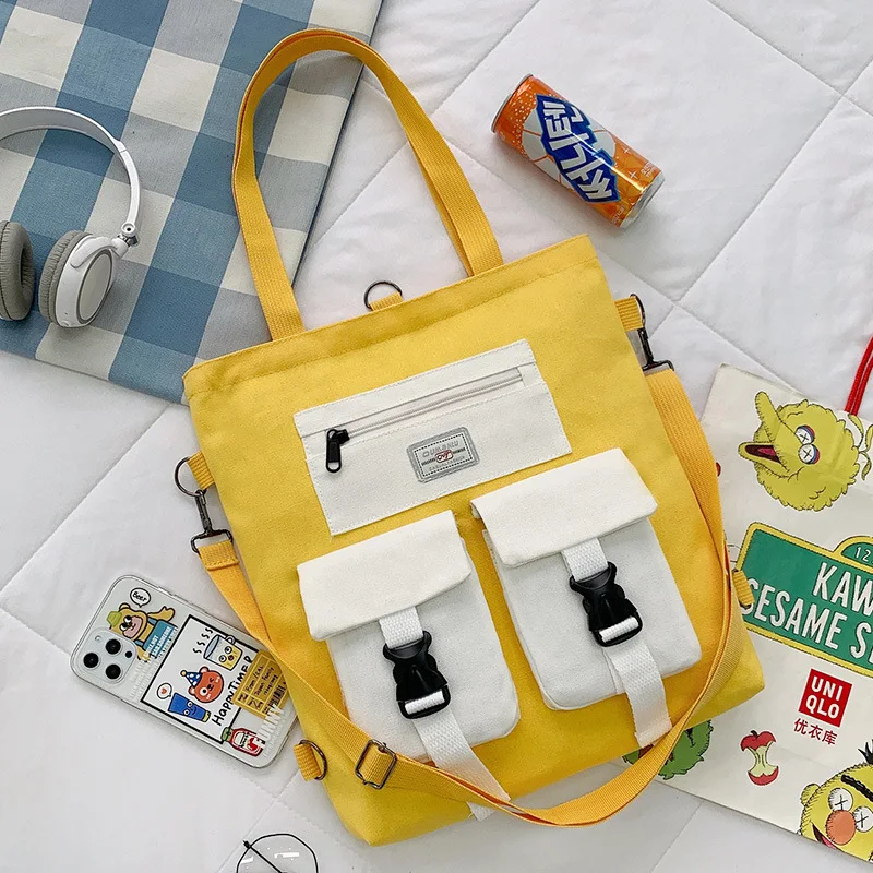 Bolsa de lona com fechadura dupla e grande capacidade. Ideal para transportar e proteger seus pertences com segurança e estilo.