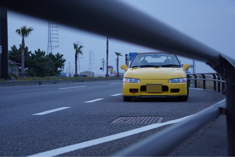 ビートの久能海岸にて・ガードレール越しの愛車に関するカスタム事例の投稿画像2枚目