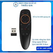 Điều Khiển Chuột Bay G10S Hỗ Trợ Tìm Kiếm Giọng Nói Và Học Lệnh Hồng Ngoại Cho Android Tv Box