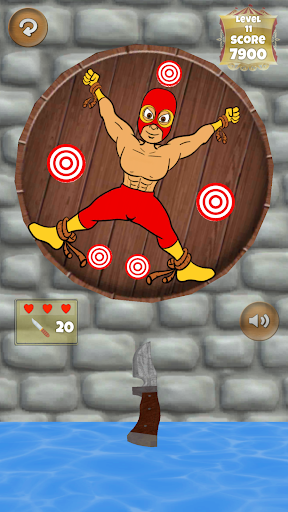 Screenshot Classic Knife Throwing Game