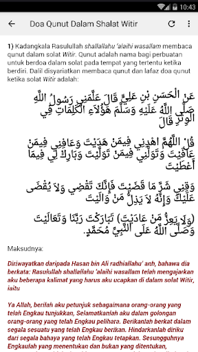 Doa solat witir