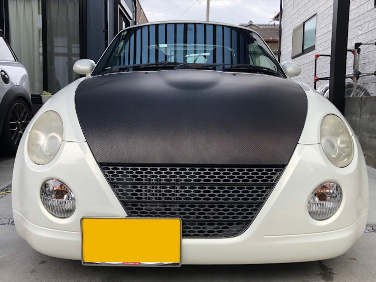 コペンのコペンl880k・ヘッドライト磨き・ポリッシャー磨き・ポリッシャー初心者に関するカスタム事例の投稿画像1枚目