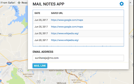 Mail Notes App