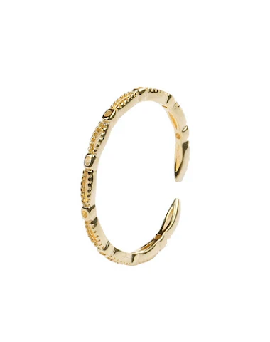 Bague ajustable au design ajouré. C - 0
