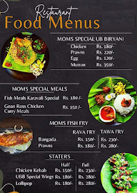 UB Biryani menu 1