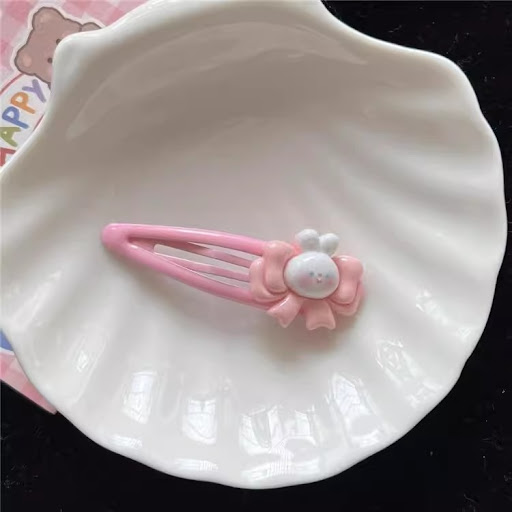 Title 10, Cartoon Love Bunny Barrettes, Broken Hair BB Cl...