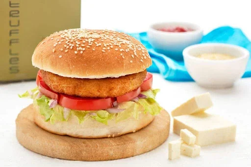 Classic Shejwan Veg Cheese Burger