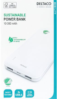 Powerbank DELTACO 10000mAh (Org.nr.PB-S1000)