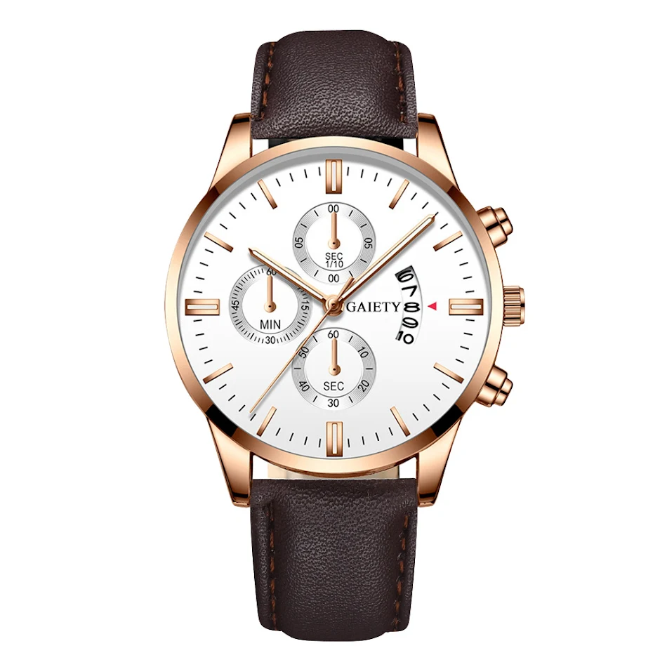 Relógio de Quartzo Clássico de Negócios Masculino. Design elegante, ideal para o trabalho e ocasiões especiais. Sucesso em vendas, envio global.