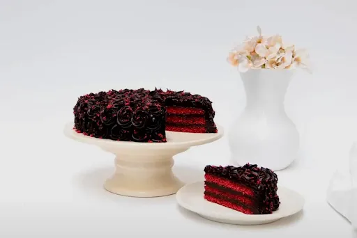 Choco Red Velvet Rose Cake
