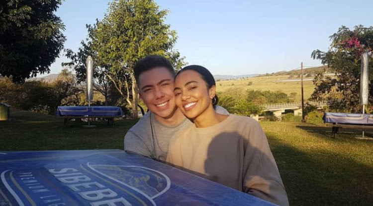 Amanda du-Pont with fiancé Shawn Rodriques