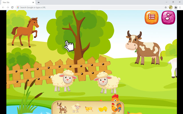 Find Animals For Kids Game chrome extension