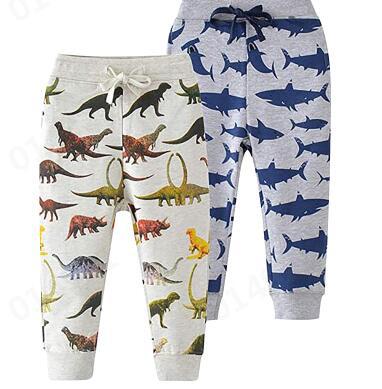 Title 3, Casual Childrens Cartoon Printed Cotton Pants ...
