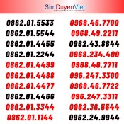 Sim Số Đẹp Đầu 09 Hỗ Trợ Đăng Ký Chính Chủ