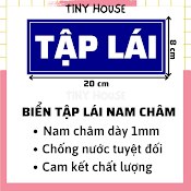 Biển Tập Lái Nam Châm Phụ Kiện Cho Ô Tô - Nam Châm Dày 1Mm Chất Lượng - Tập Lái 25X10Cm - Tập Lái 20X8Cm