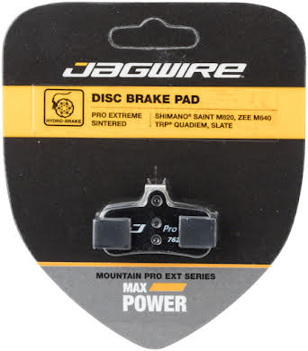 Jagwire Pro Extreme Sintered Disc Brake Pads for Shimano Saint M820, M810, Zee M640 alternate image 0