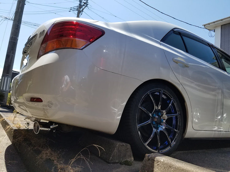 アリオンの超車高調・マフラーカッター・ホイールスペーサー・夏に関するカスタム事例の投稿画像4枚目