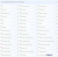 Bilss Multicuisine Family Restaurant menu 2