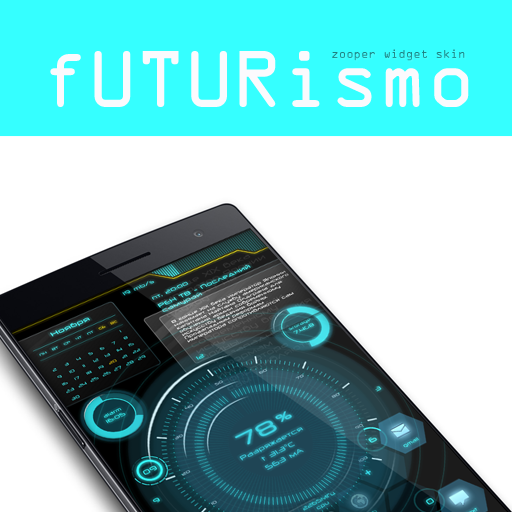 Futurismo Zooper Widget Skin 個人化 App LOGO-APP開箱王