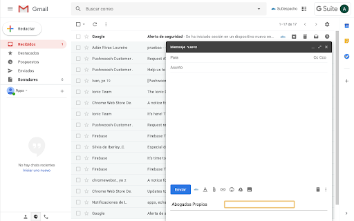 Sudespacho Gmail