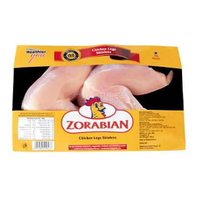 Zorabian Chicken Legs - Skinless - 450 g