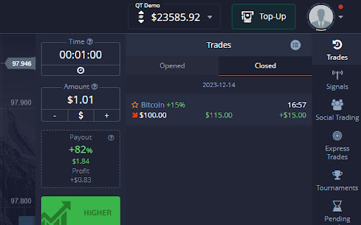 PocketOption - free BOT - IFXHOME Trader