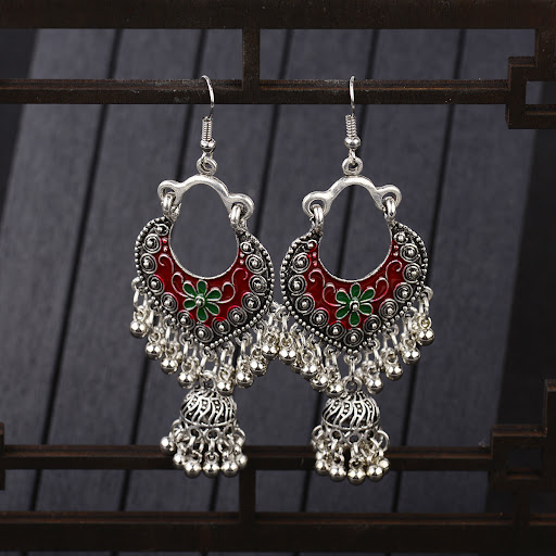 Title 6, Ethnic Style Vintage Earrings for women, unique...