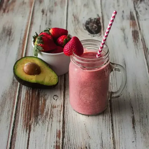 Strawberry Avocado Mocktail