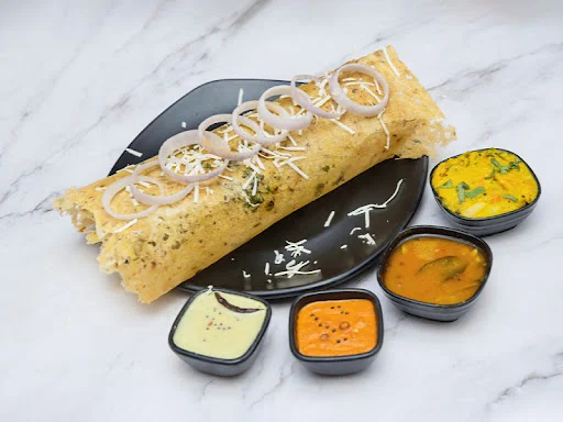 Rava Onion Cheese Masala Dosa