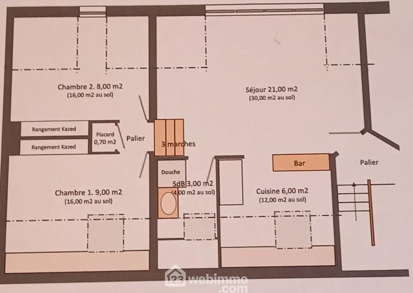 Vente appartement 2 pièces 35 m² à Bois-Guillaume (76230), 99 900 €