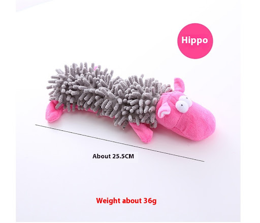 Title 10, Dog Bite Plush Microfiber Horse Molar Pet Toy, ...