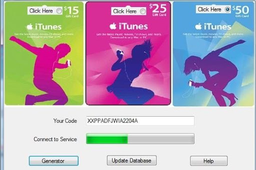 Gift card for itune