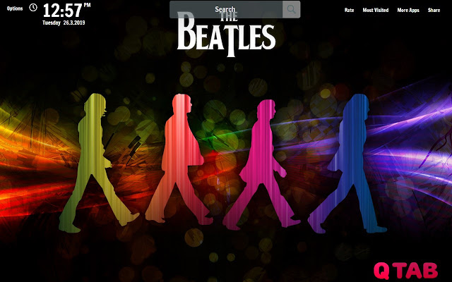 The Beatles New Tab Wallpapers