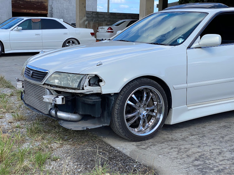 マークIIのマークII・ツアラーV・ドリフト走行会・沖縄・やんばるサーキットに関するカスタム事例の投稿画像2枚目