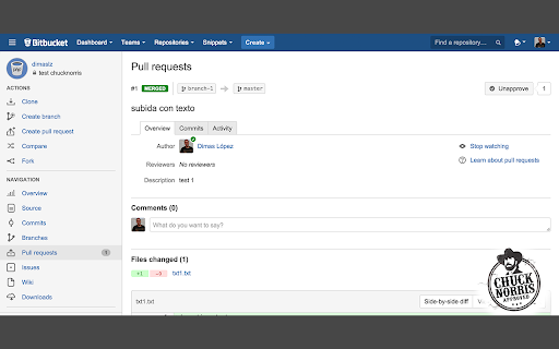 Chuck Norris Approved Pull Requests