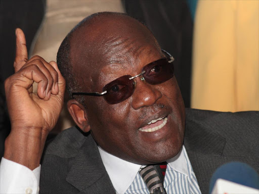 Former Machakos Senator Johnstone Muthama.