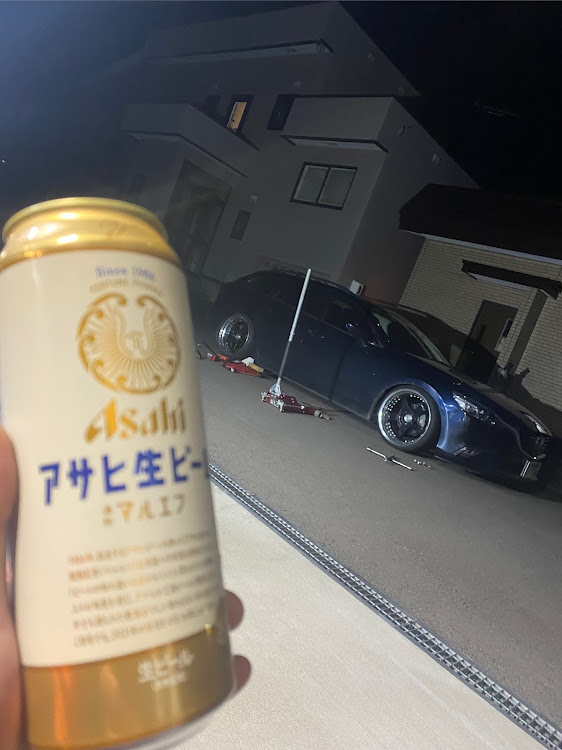 アテンザワゴンの春の交通安全週間・ホイール交換・目指せシンプルクリーン・桜はまだ・#寒過ぎてDIY拒否中に関するカスタム事例の投稿画像1枚目