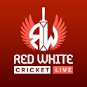 Icon Red White Cricket Live Line