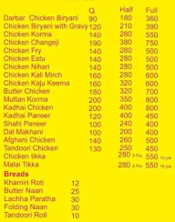 Delhi Darbar Biryani Point menu 1