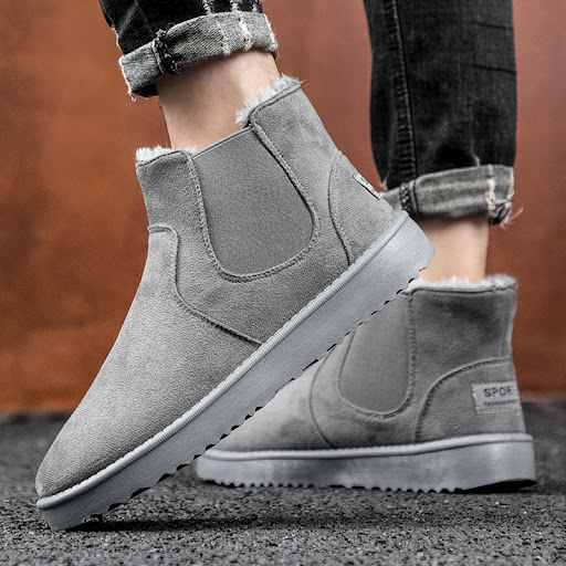 Title 3, New Winter Mens Boots Leather Ankle Boots for ...