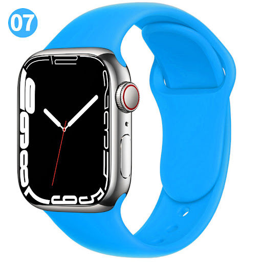 Title 5, Bracelet de montre en silicone monochrome simpl...
