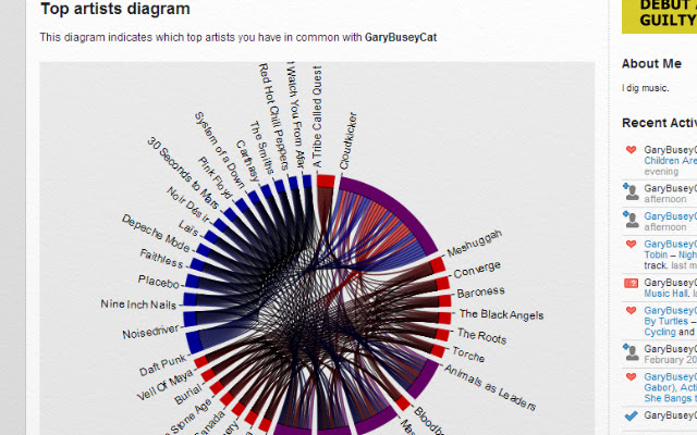 Last.fm Profile Visualizer